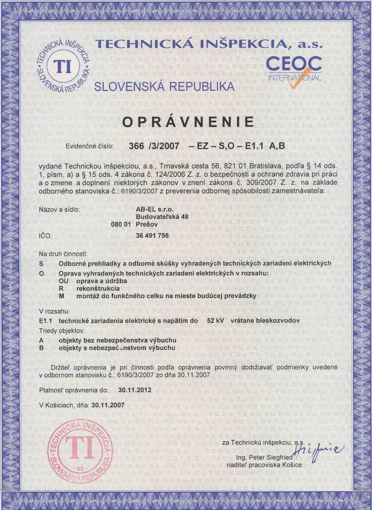 Certifikáty